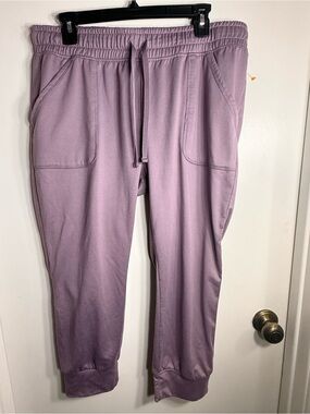 Laundry By Shelli Segal Lavender Drawstring Jogger Pants